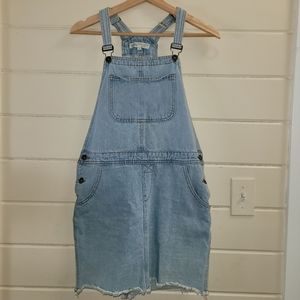 Denim Overall Skirt